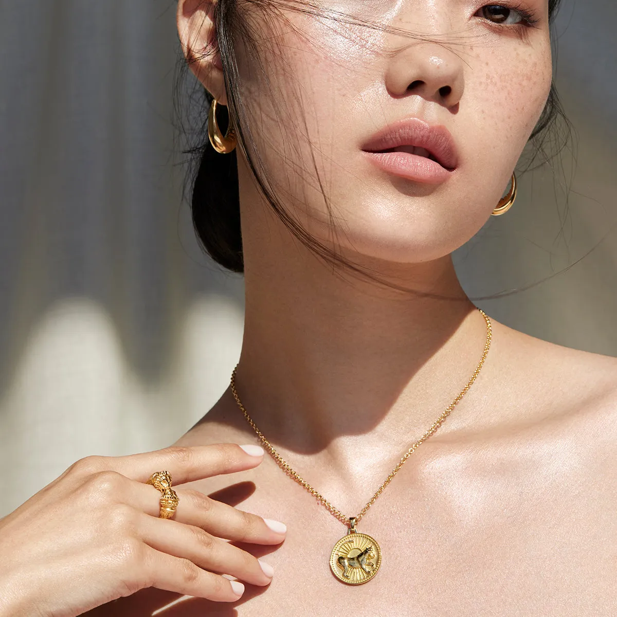 Leo Zodiac Pendant Necklace