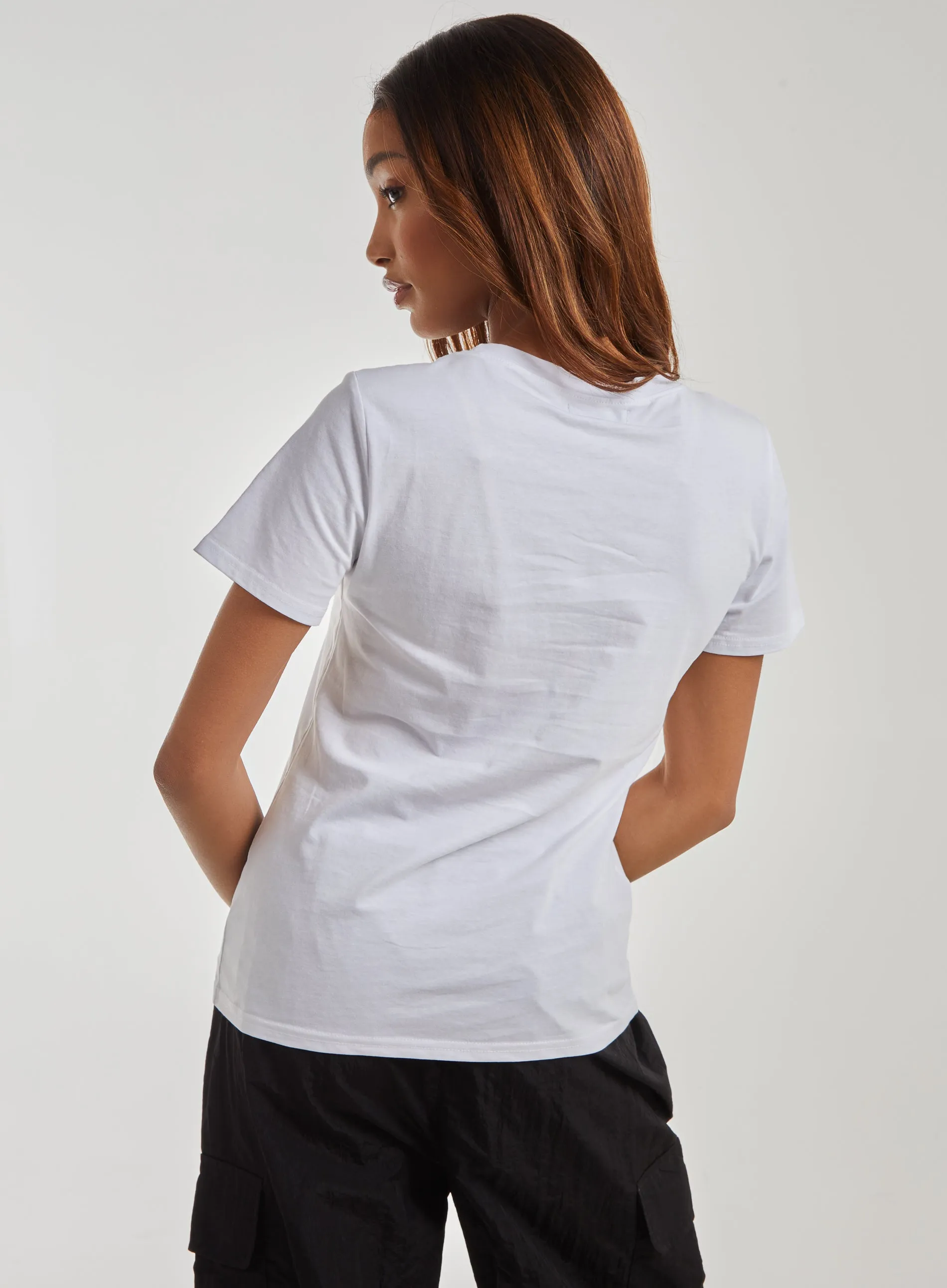 Leopard Hotfix Amore T-Shirt