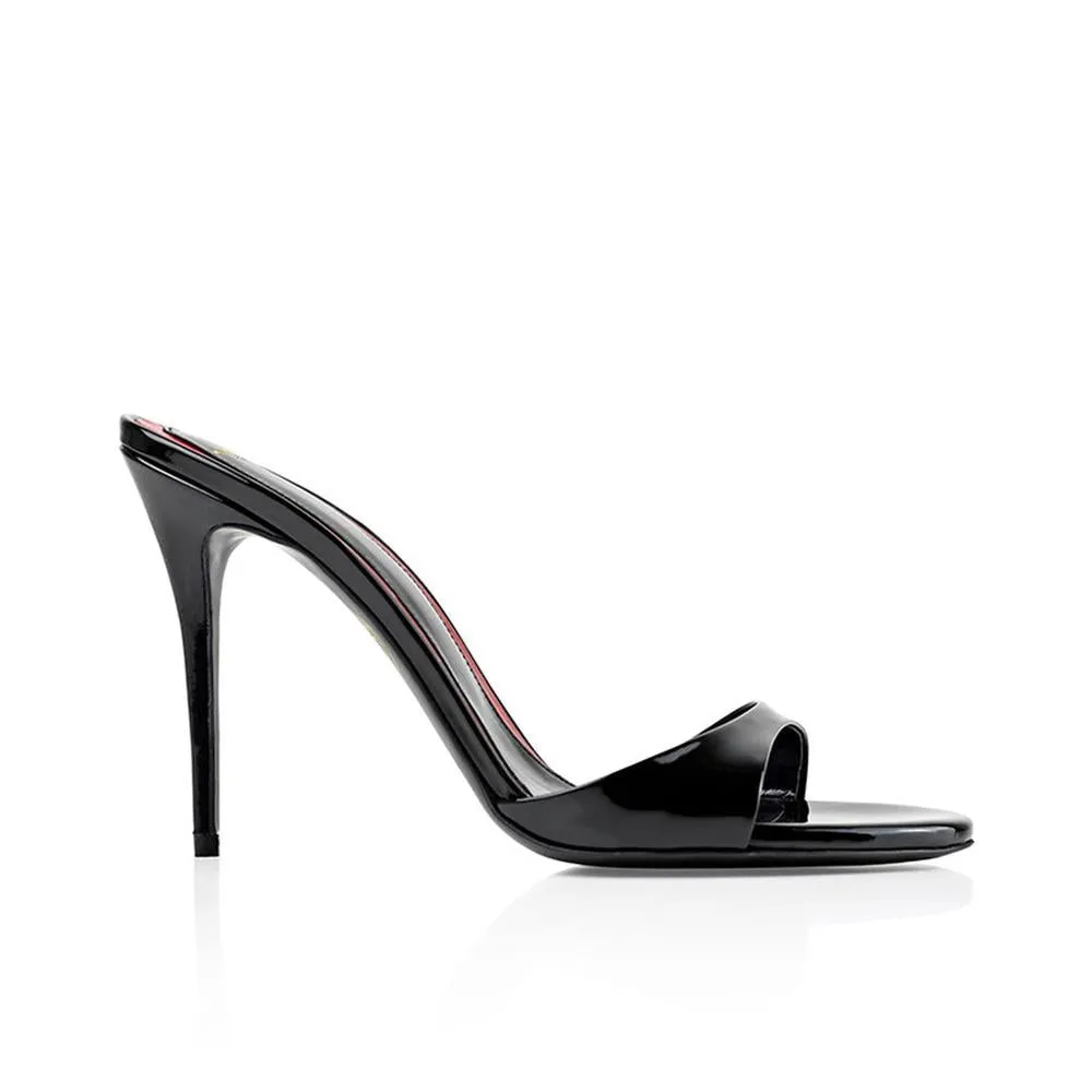 Lidylle 100 Mm Black Patent Leather