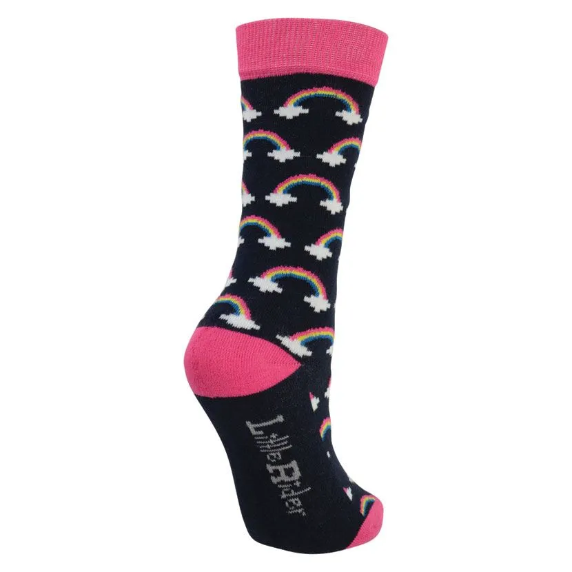 Little Unicorn Horse Riding Socks by Little Rider (Pack of 3)