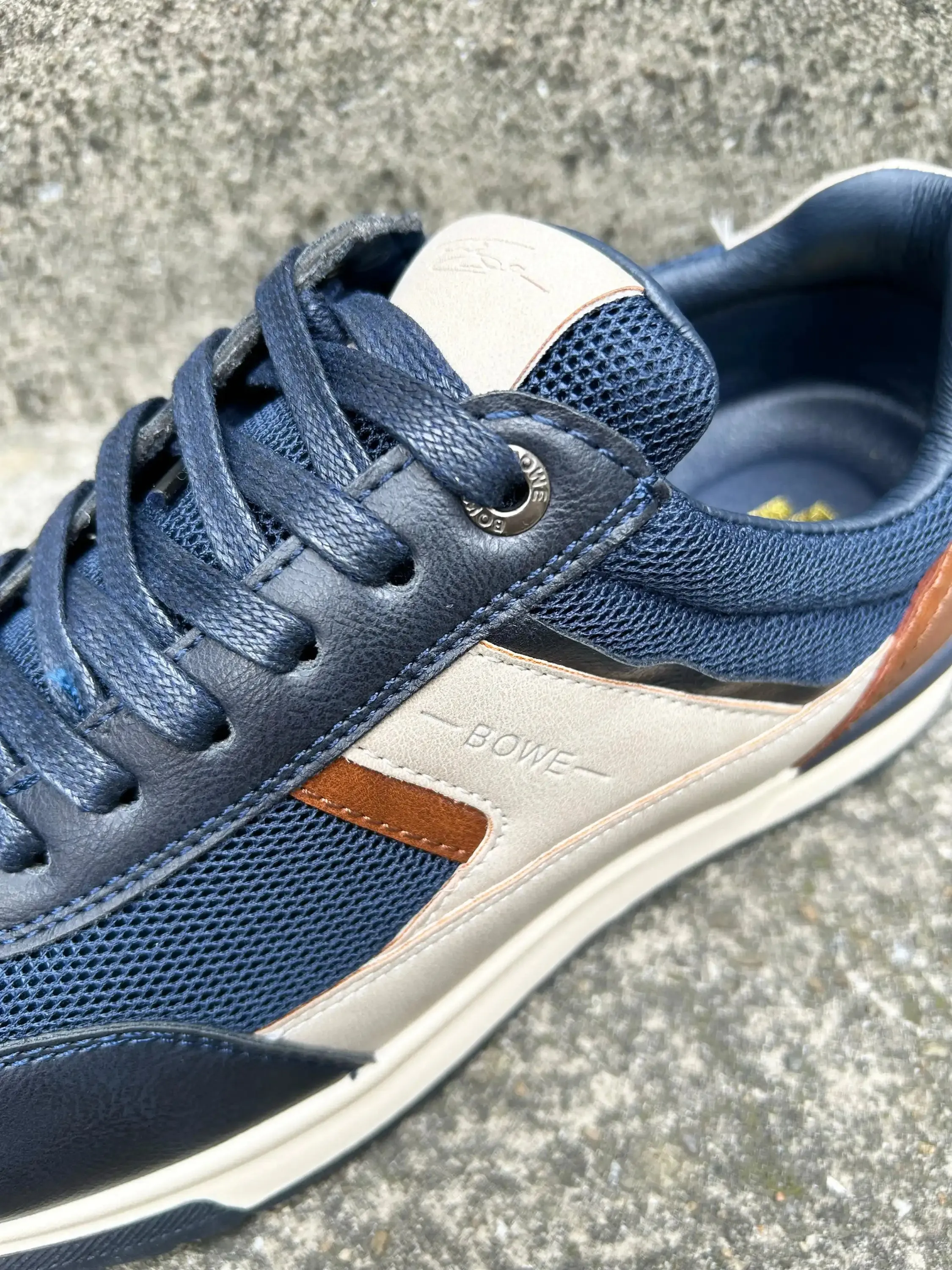 Lloyd & Pryce Mens Deswal Sneakers Atlantic Navy