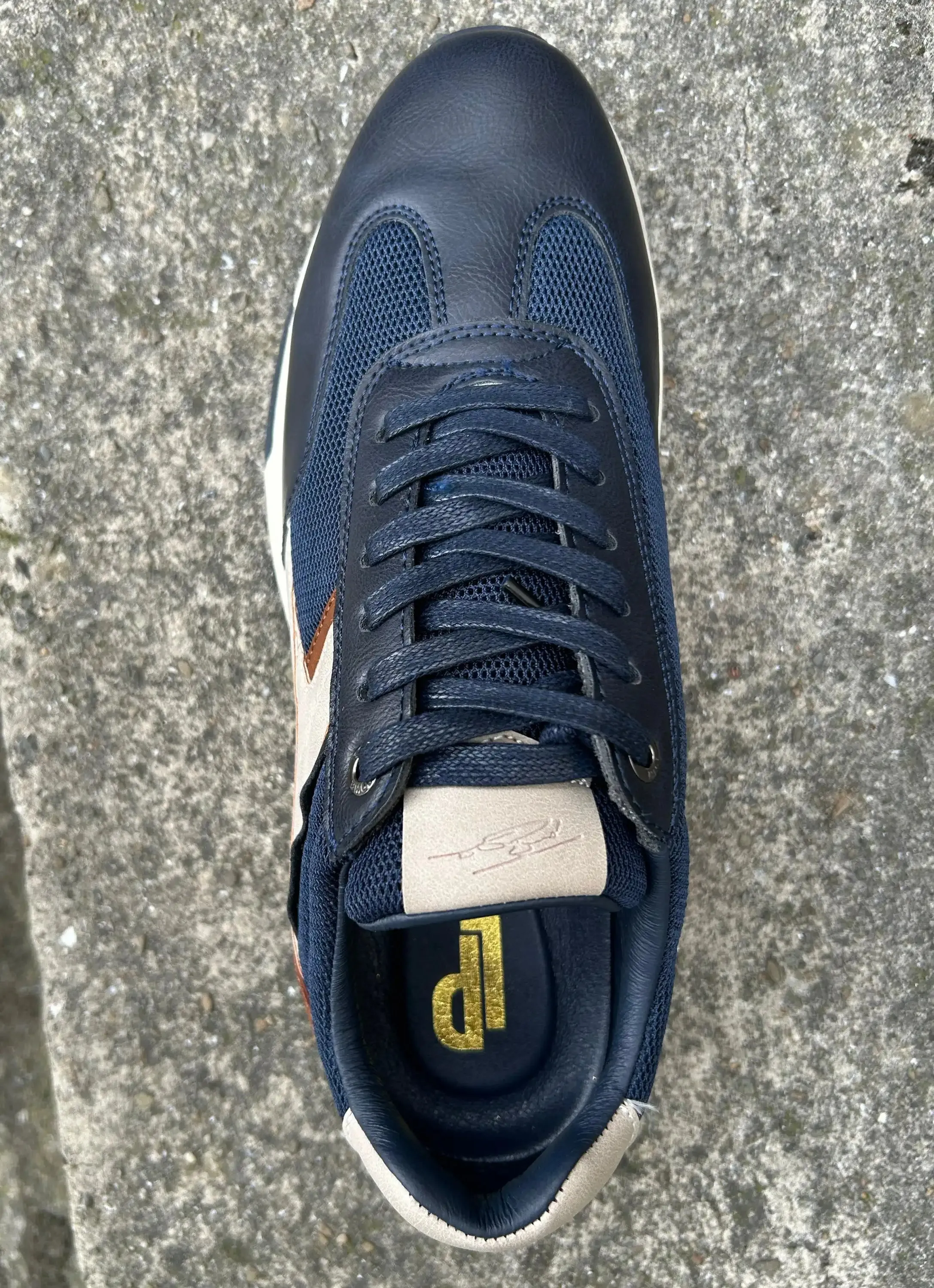 Lloyd & Pryce Mens Deswal Sneakers Atlantic Navy