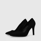 Lodi - Rabot Black Suede Court shoe