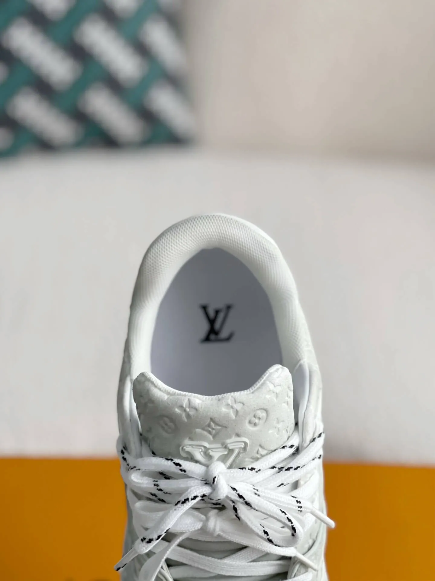 Louis Vuitton LV Trainer #54 Faded White Sneaker