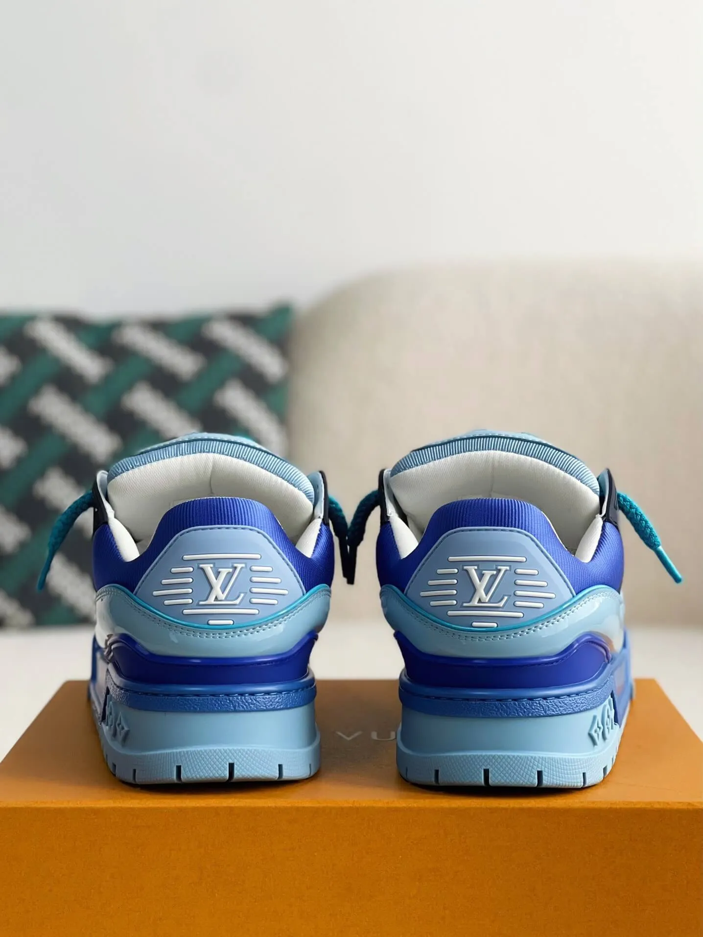 Louis Vuitton LV Trainer Blue Maxi Sneaker