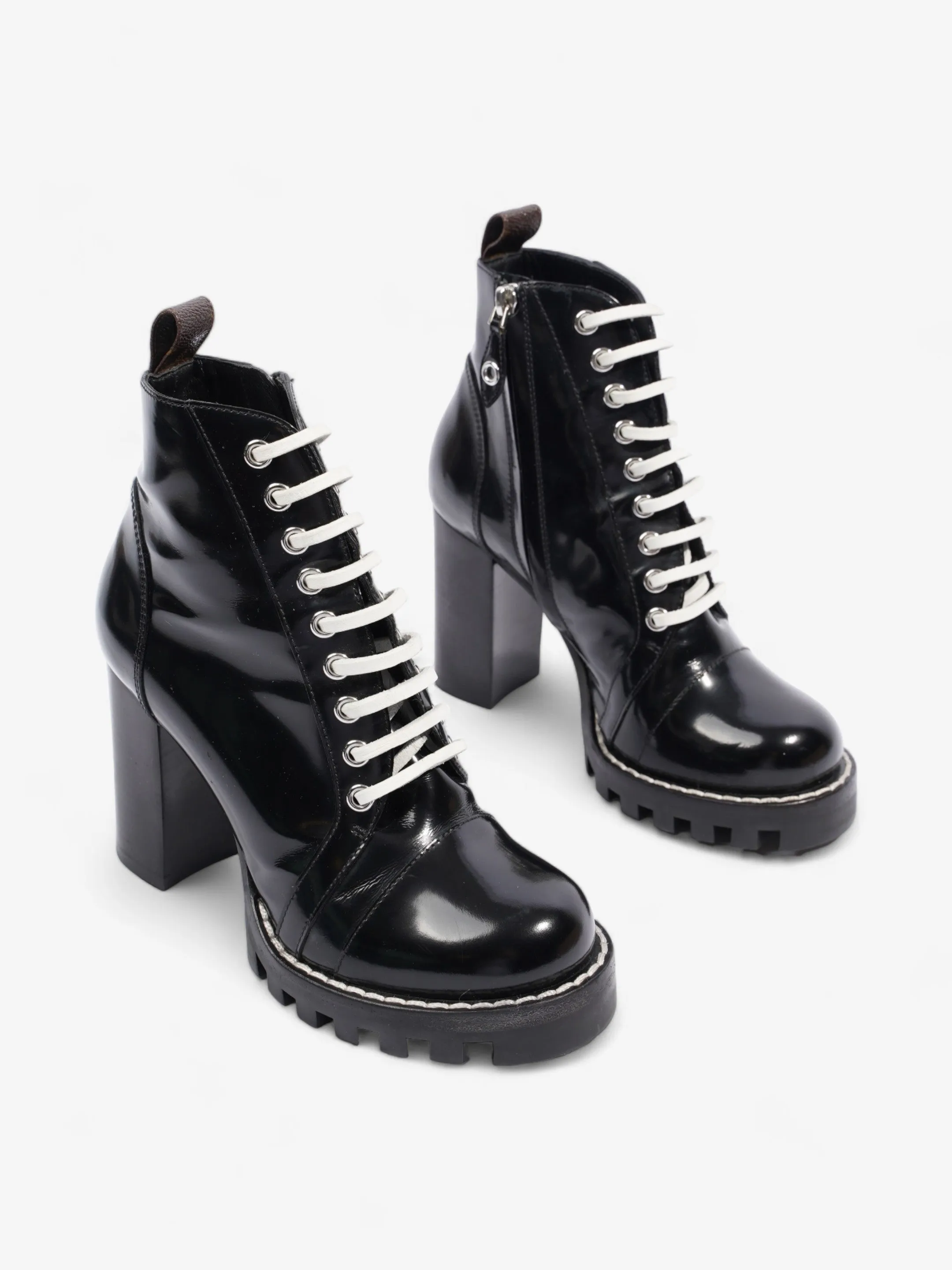 Louis Vuitton Star Trail Ankle Boot Patent Black EU 36 / UK 3