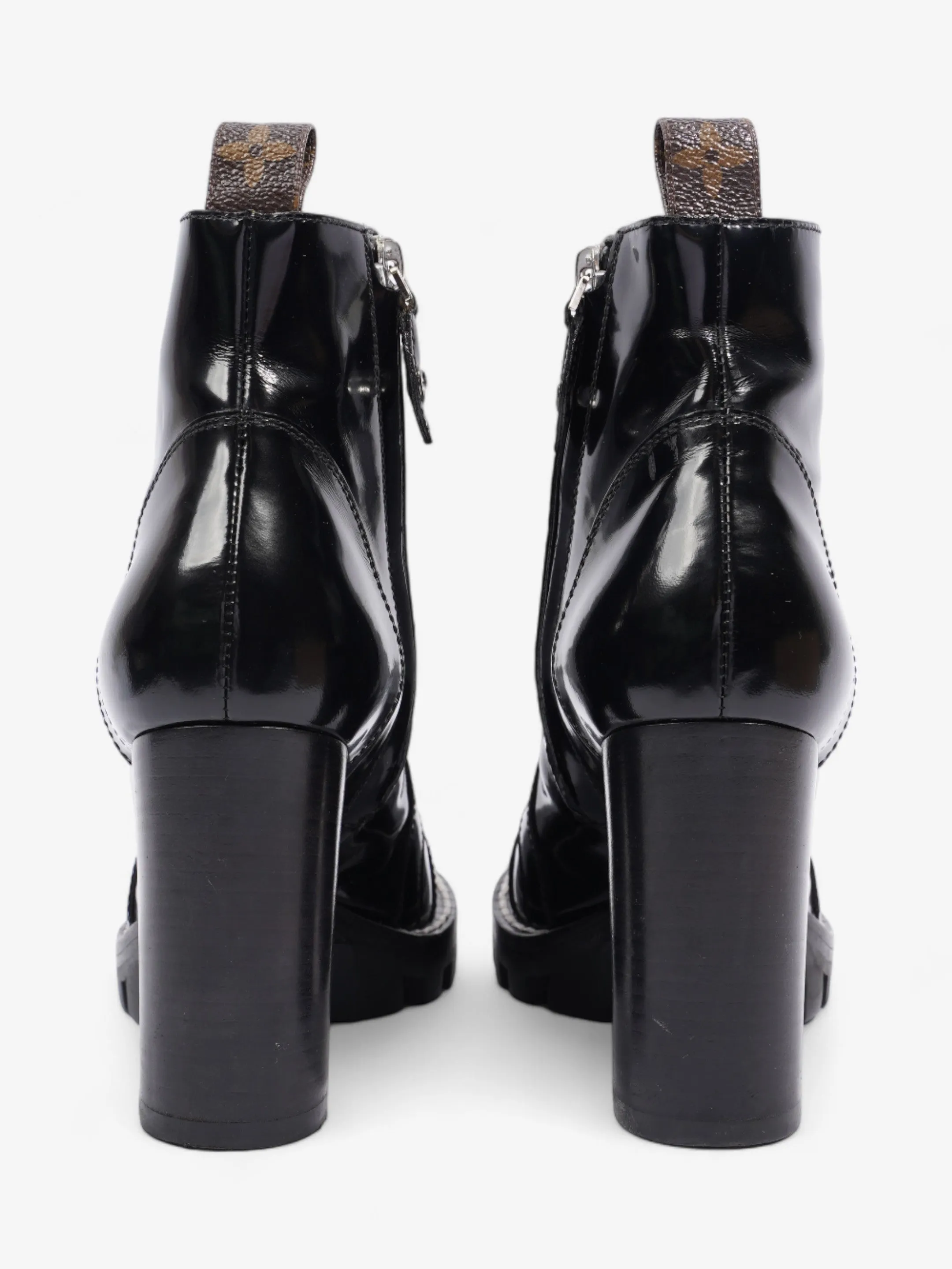 Louis Vuitton Star Trail Ankle Boot Patent Black EU 36 / UK 3