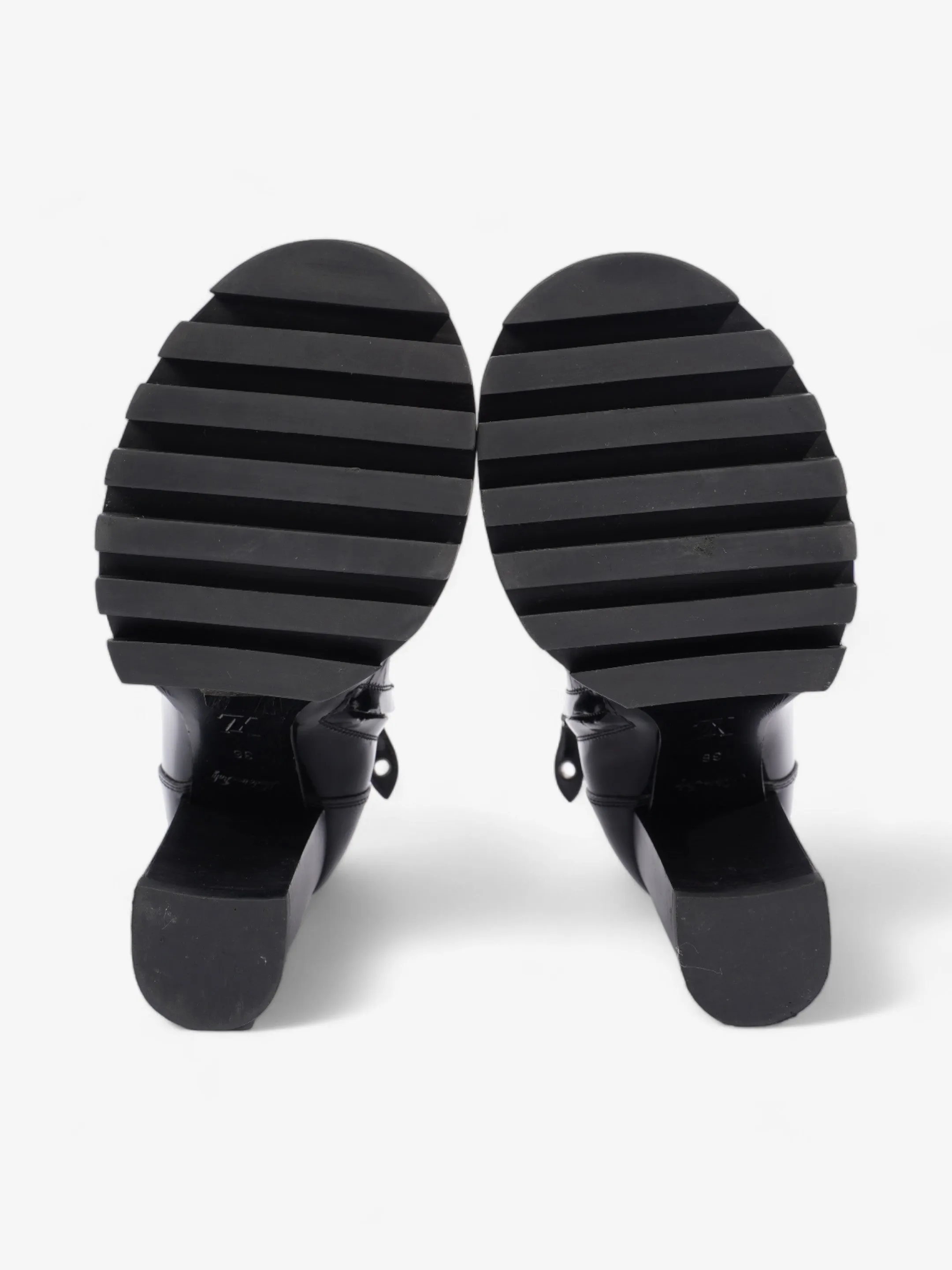 Louis Vuitton Star Trail Ankle Boot Patent Black EU 36 / UK 3
