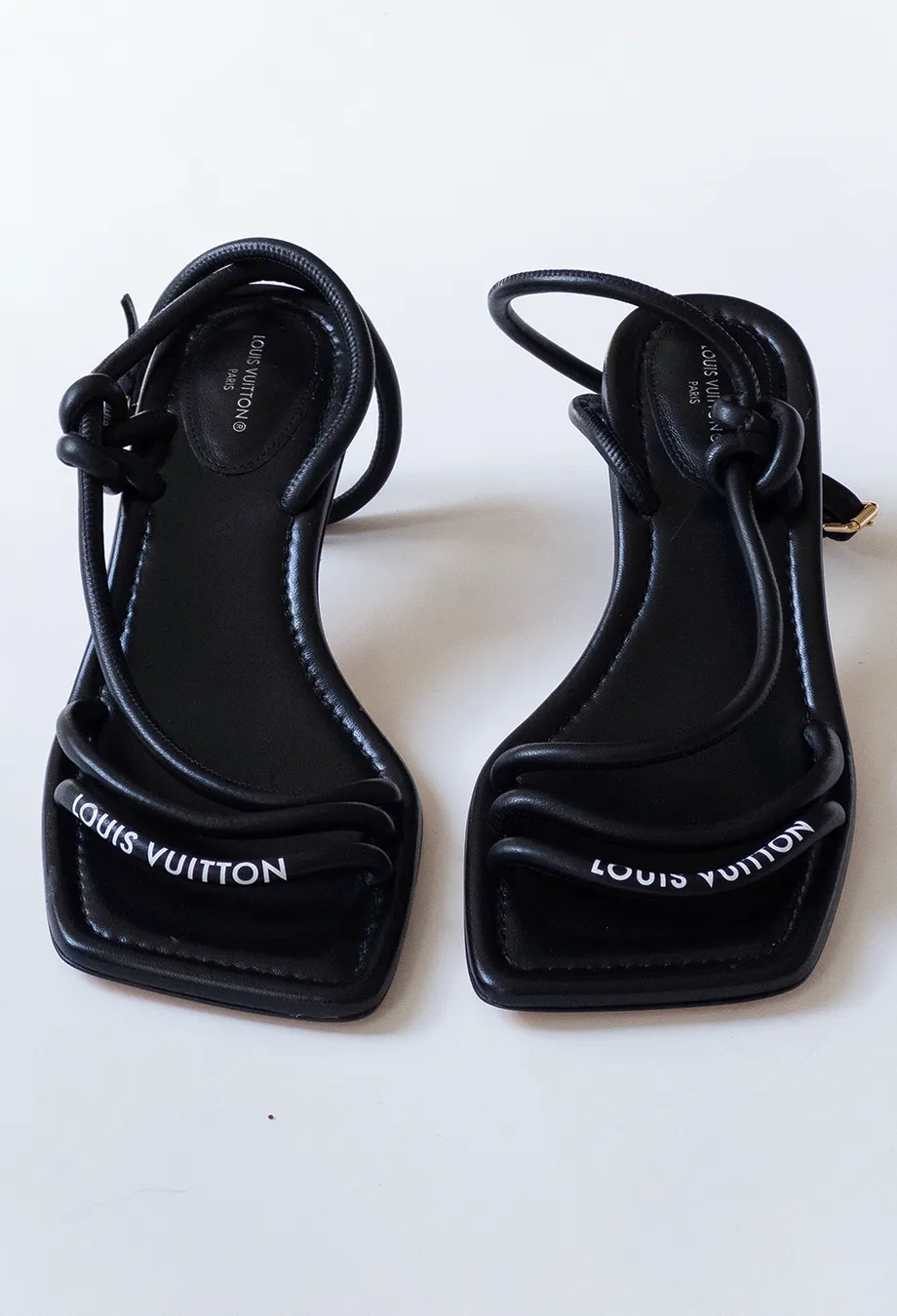Louis Vuitton Strappy Kitten Heels
