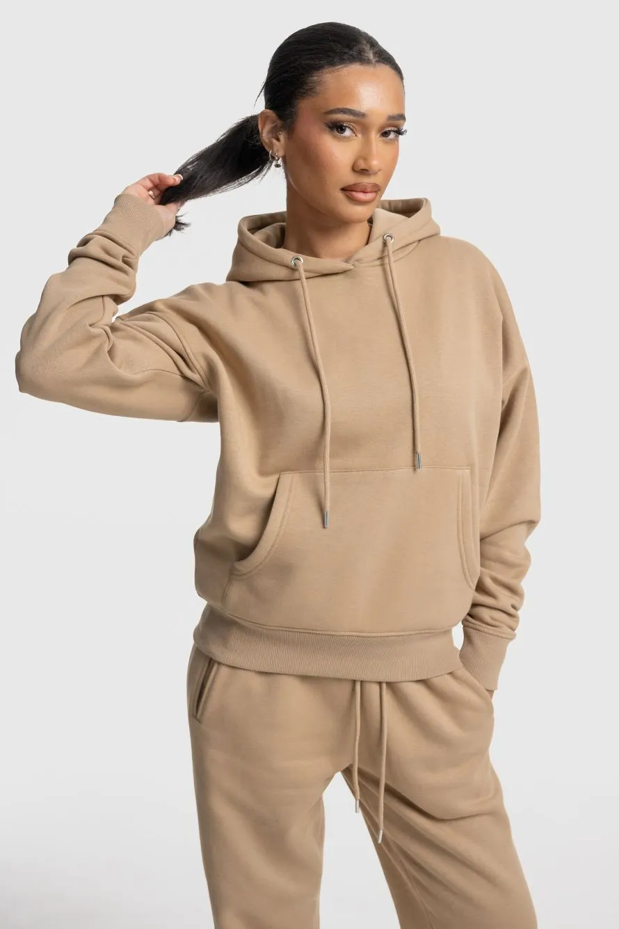 LOUNGE HOODIE - SAND