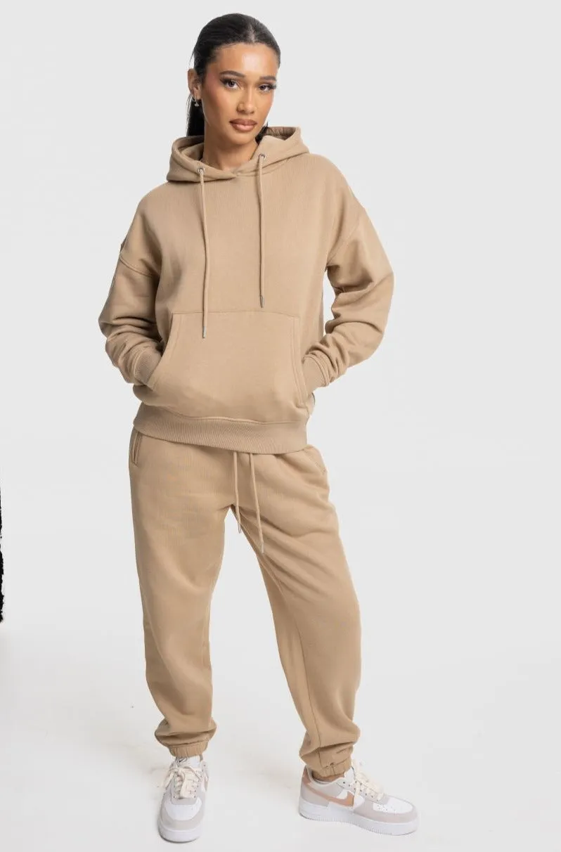 LOUNGE HOODIE - SAND