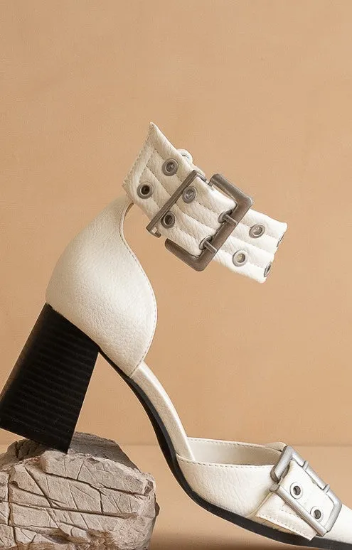 Lux - Double Buckle Pointed Heels