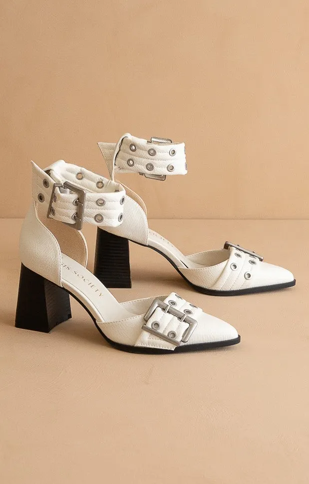 Lux - Double Buckle Pointed Heels