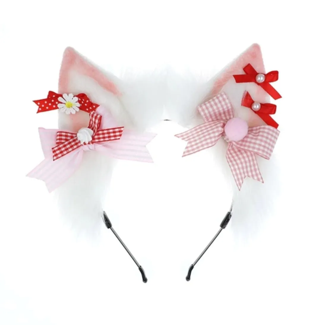 Luxury Plaid Fox Ears