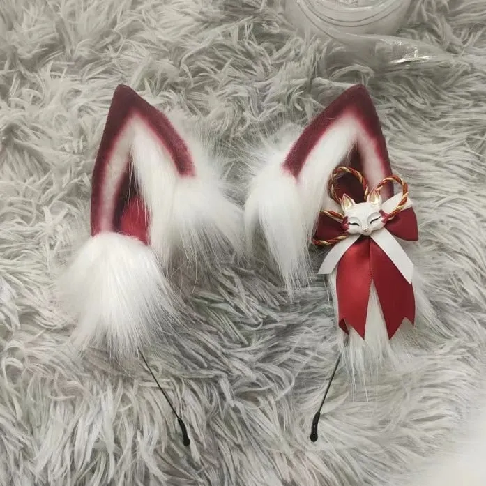 Luxury Plaid Fox Ears