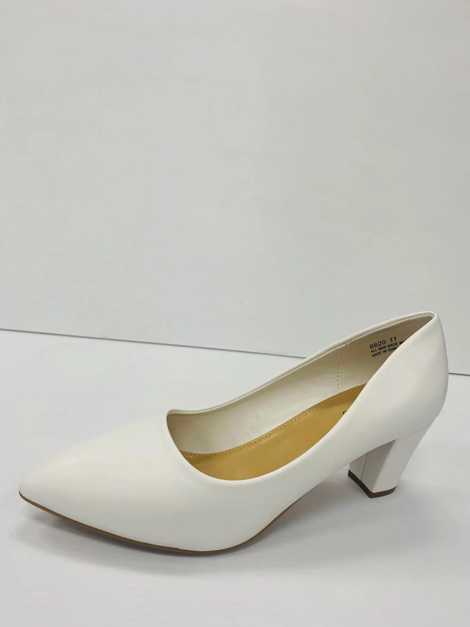 Marc London WIDE WIDTH 6530 Low Chunky Heels