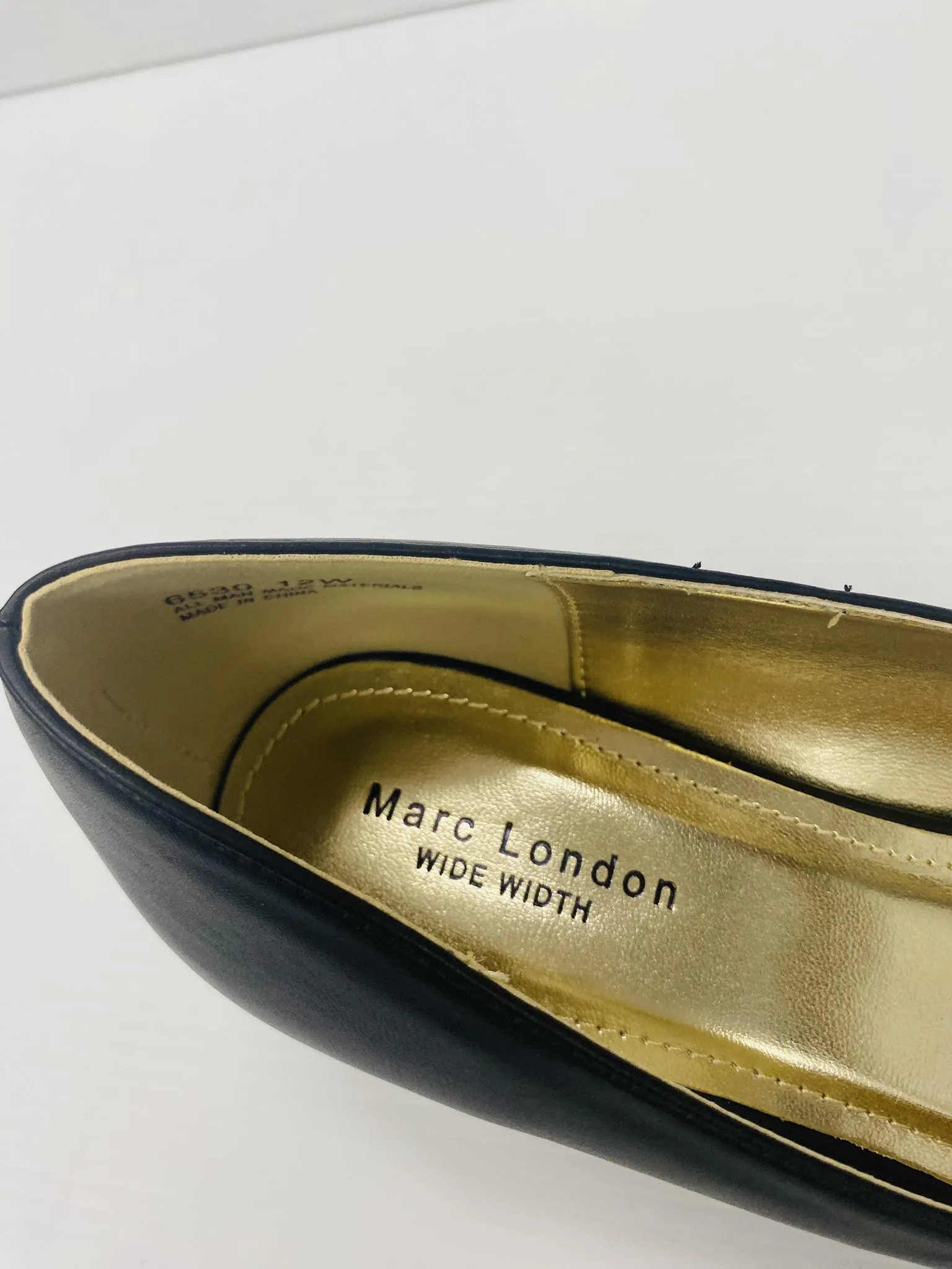 Marc London WIDE WIDTH 6530 Low Chunky Heels