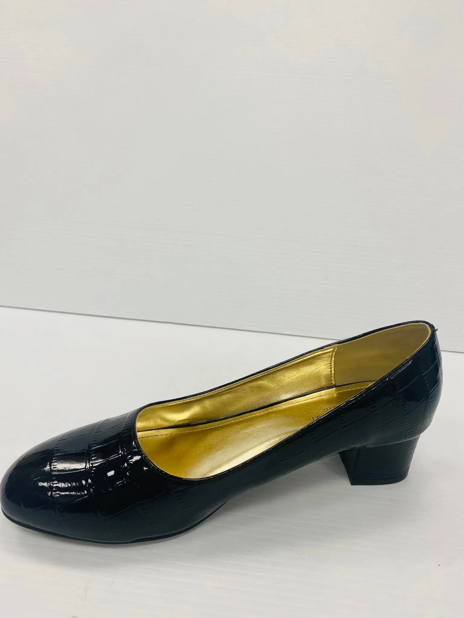 Marc London WIDE WIDTH 6530 Low Chunky Heels