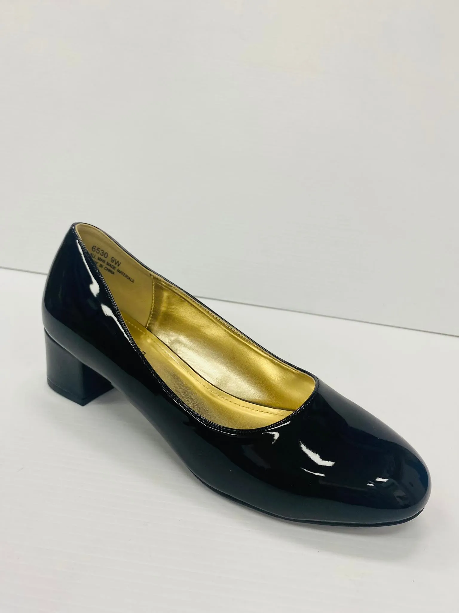 Marc London WIDE WIDTH 6530 Low Chunky Heels