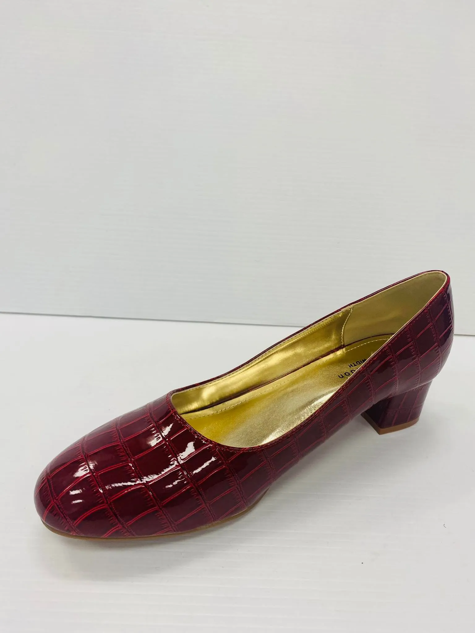 Marc London WIDE WIDTH 6530 Low Chunky Heels