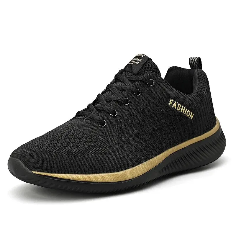 Men Running Walking Knit Shoes Women Fashion Casual Sneakers Breathable Sport Athletic Gym Lightweight