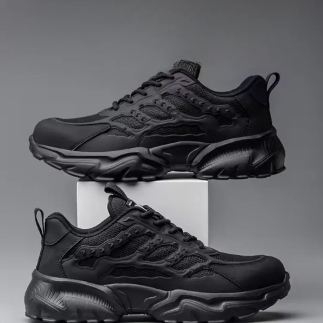 Men's Functional Puncture Resistant Laced Up Sneakers