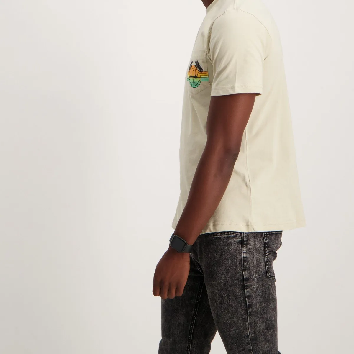 Mens - Pocket Palm with Stone T-Shirt
