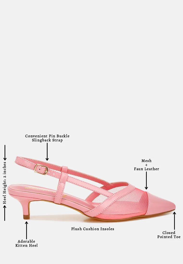 Mesh Slingback Sandals By RAG