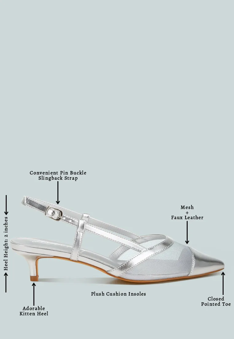Mesh Slingback Sandals By RAG