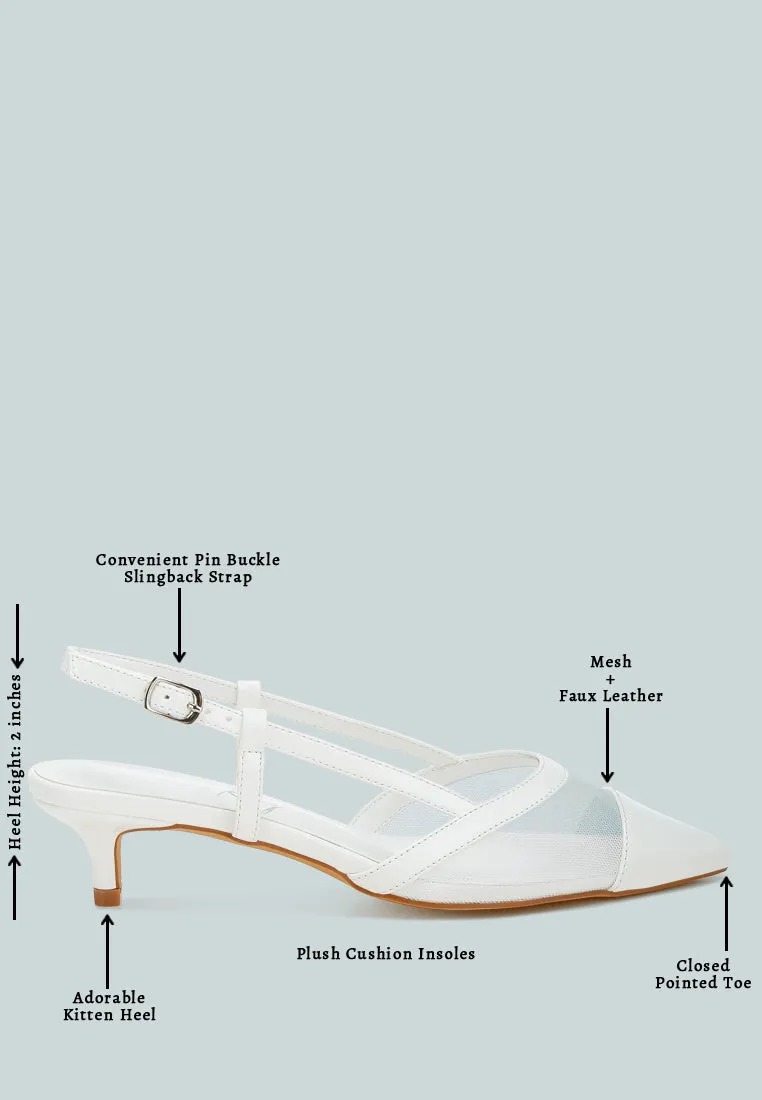 Mesh Slingback Sandals By RAG