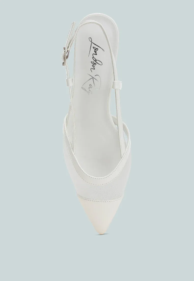 Mesh Slingback Sandals By RAG