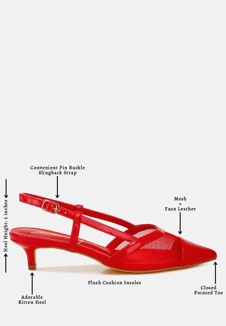 Mesh Slingback Sandals By RAG