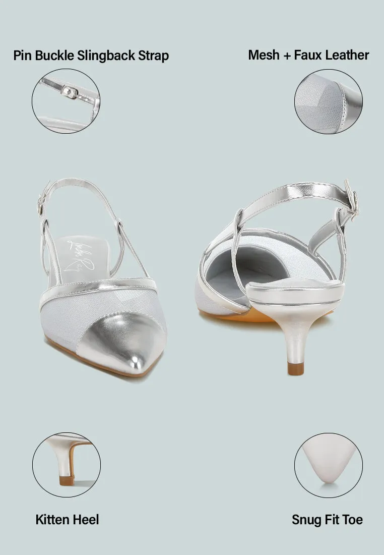 Mesh Slingback Sandals By RAG