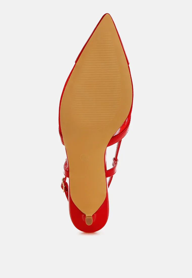 Mesh Slingback Sandals By RAG