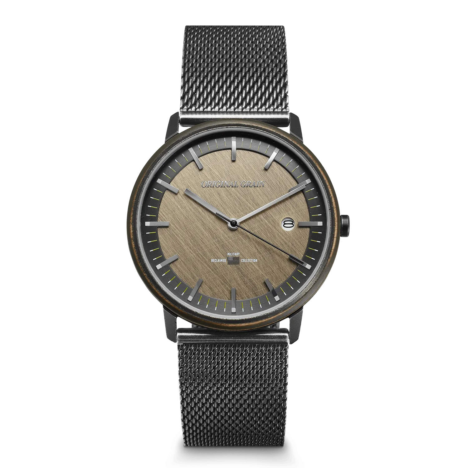 Military Stonewashed Modern Minimal 40mm