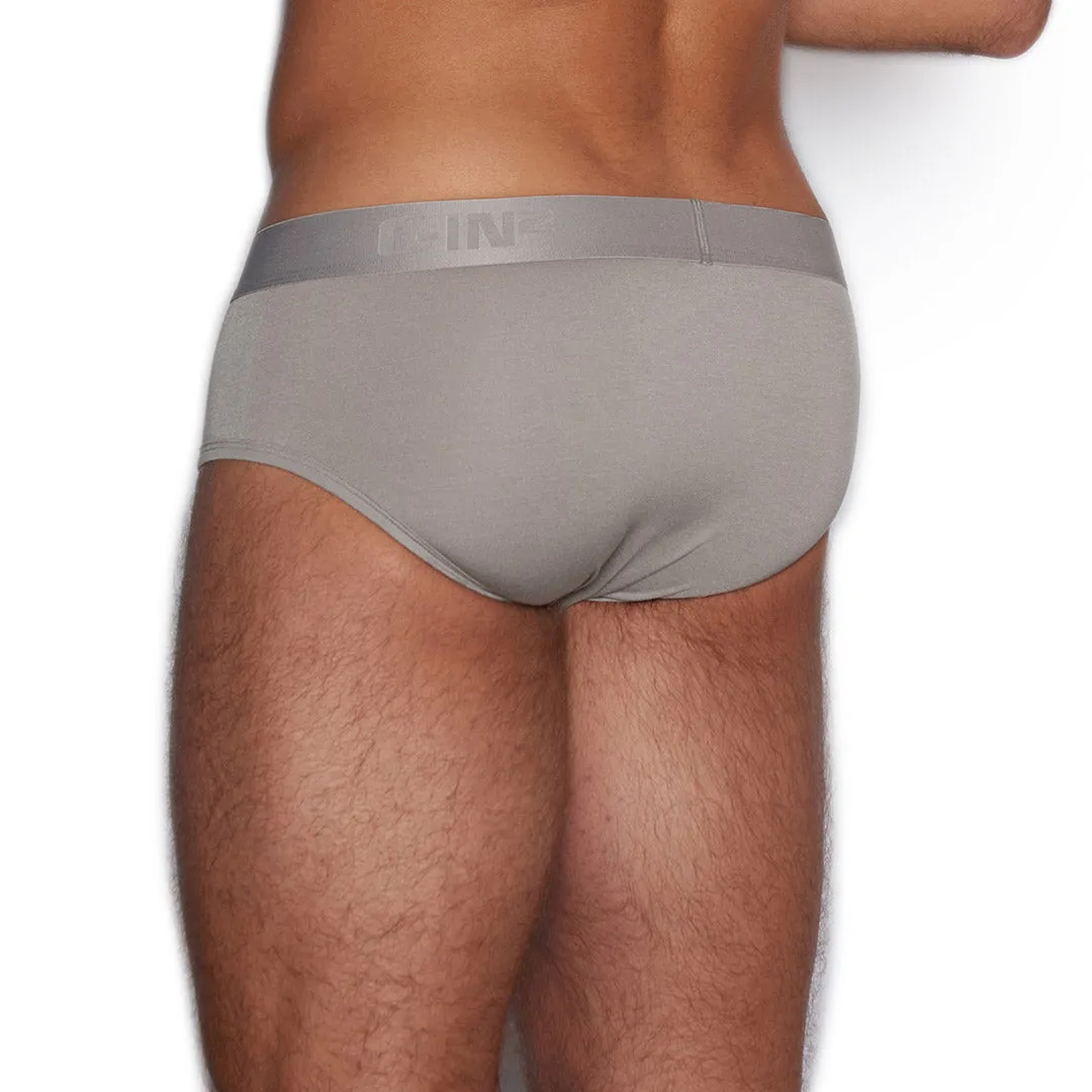 Minimal Mid Rise Brief Gustav Grey