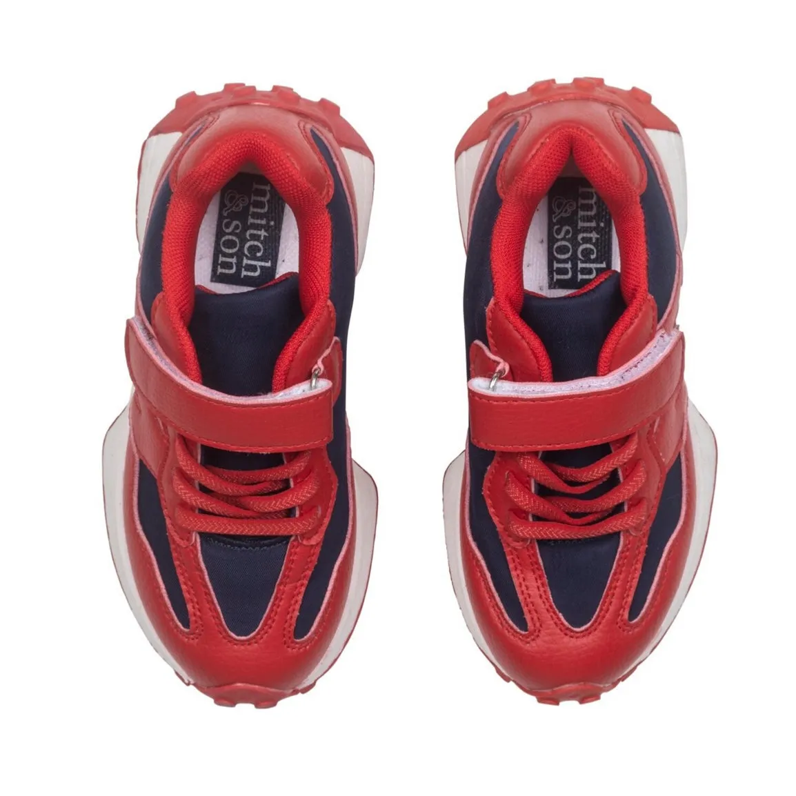 Mitch & Son RUNNER Red Navy 514 Trainer MS24901
