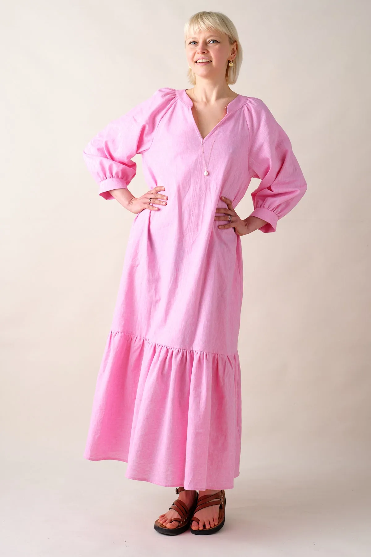 Naomi Cotton Pink Dress