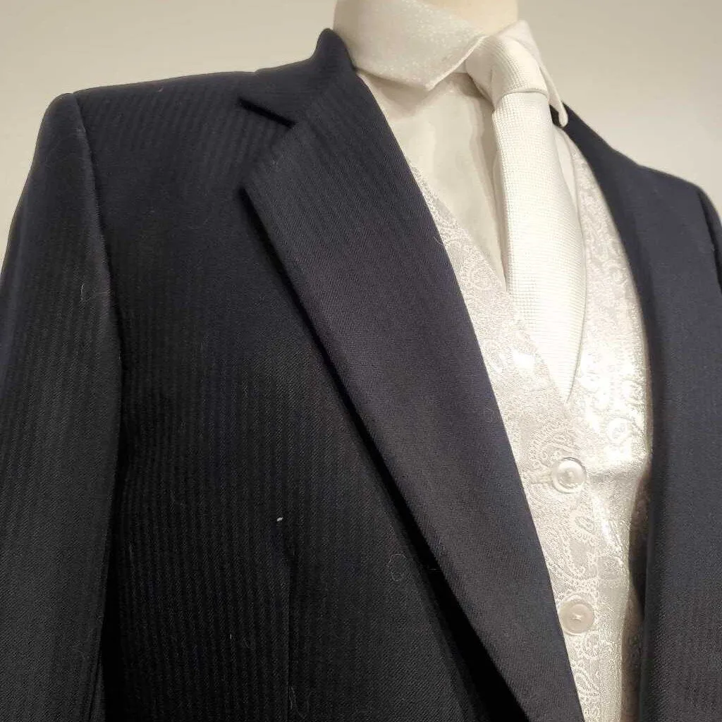 Navy Stripe Coat