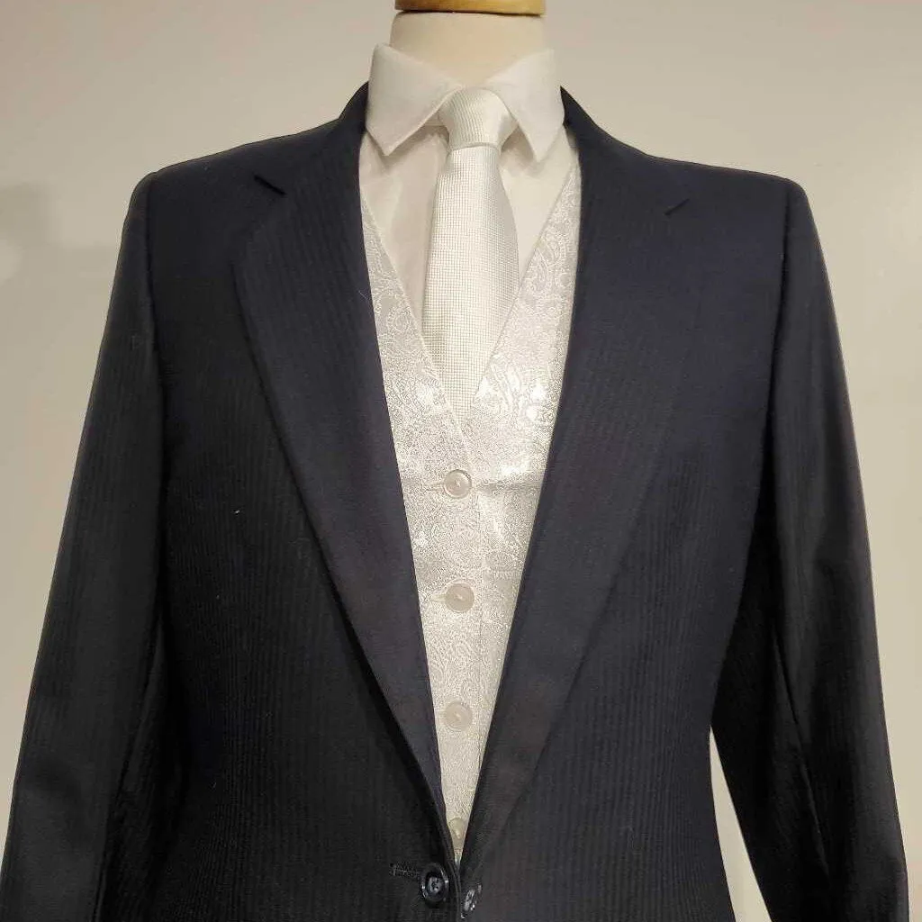 Navy Stripe Coat
