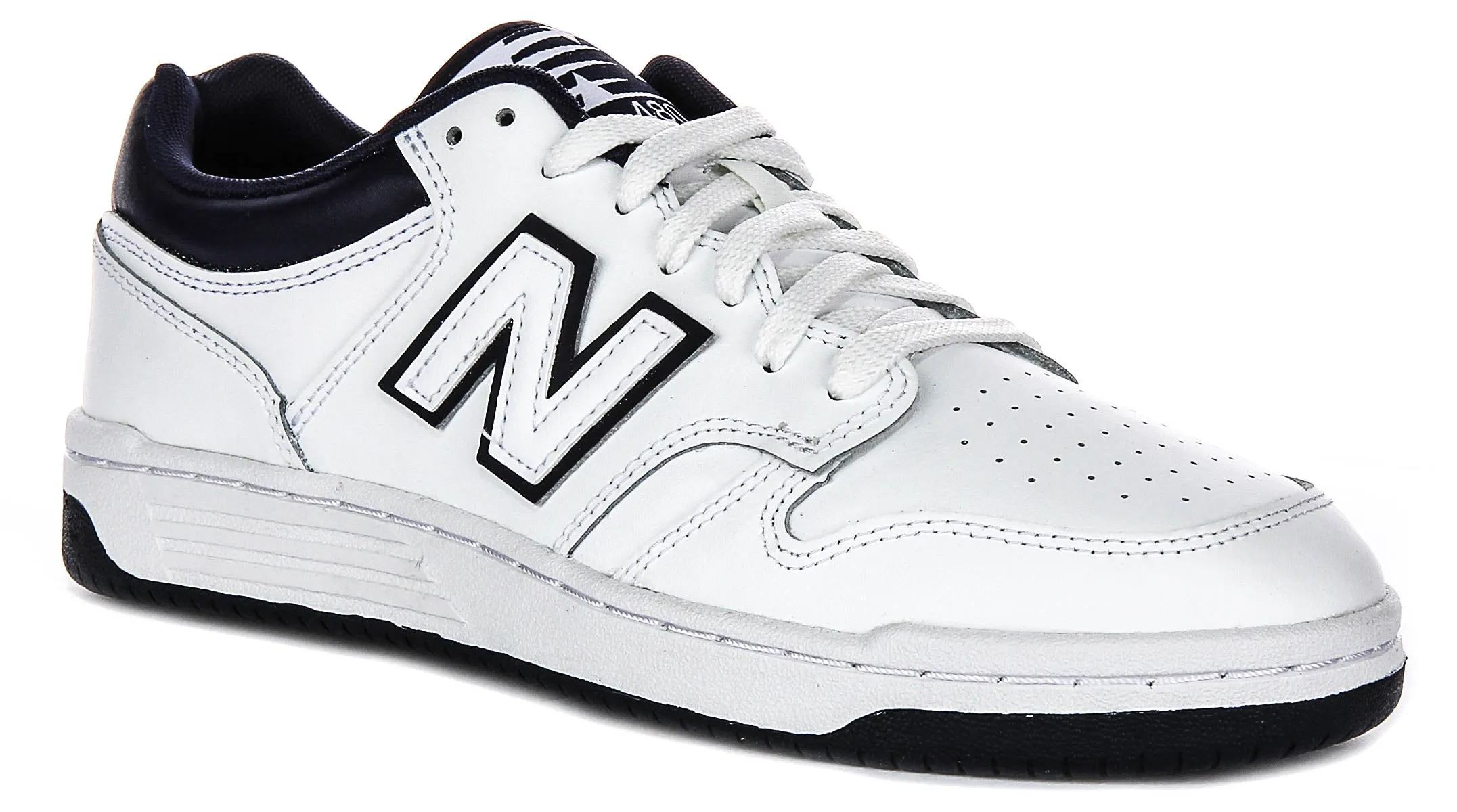 New Balance BB 480Lwn In White Navy