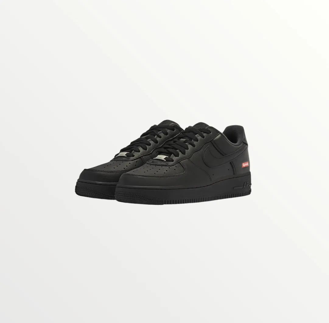 nike air air force 1 low supreme - black