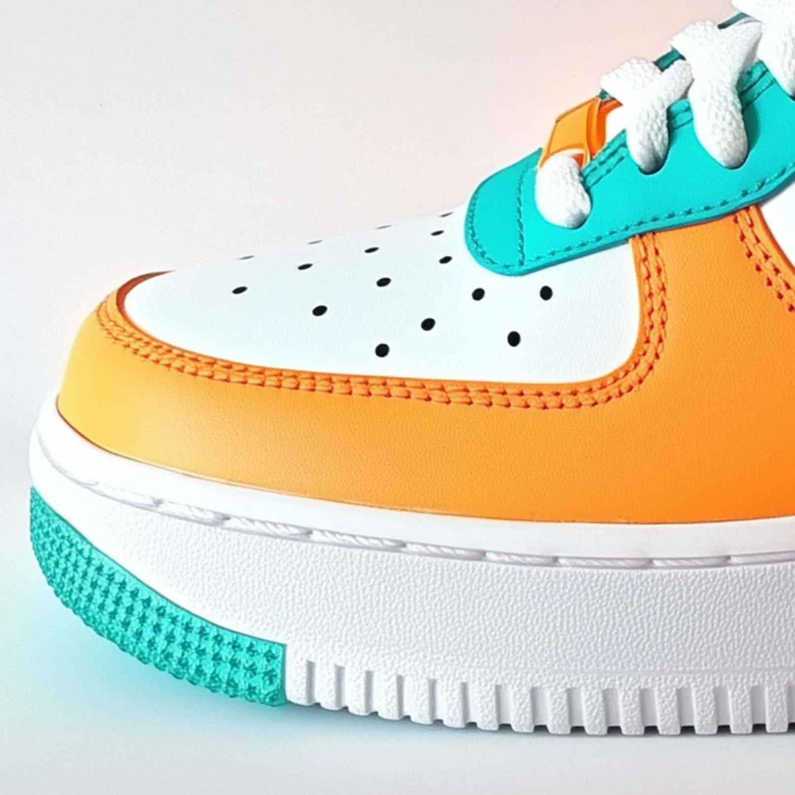 Nike Air Force 1 Custom Sneakers | Beach Crush I