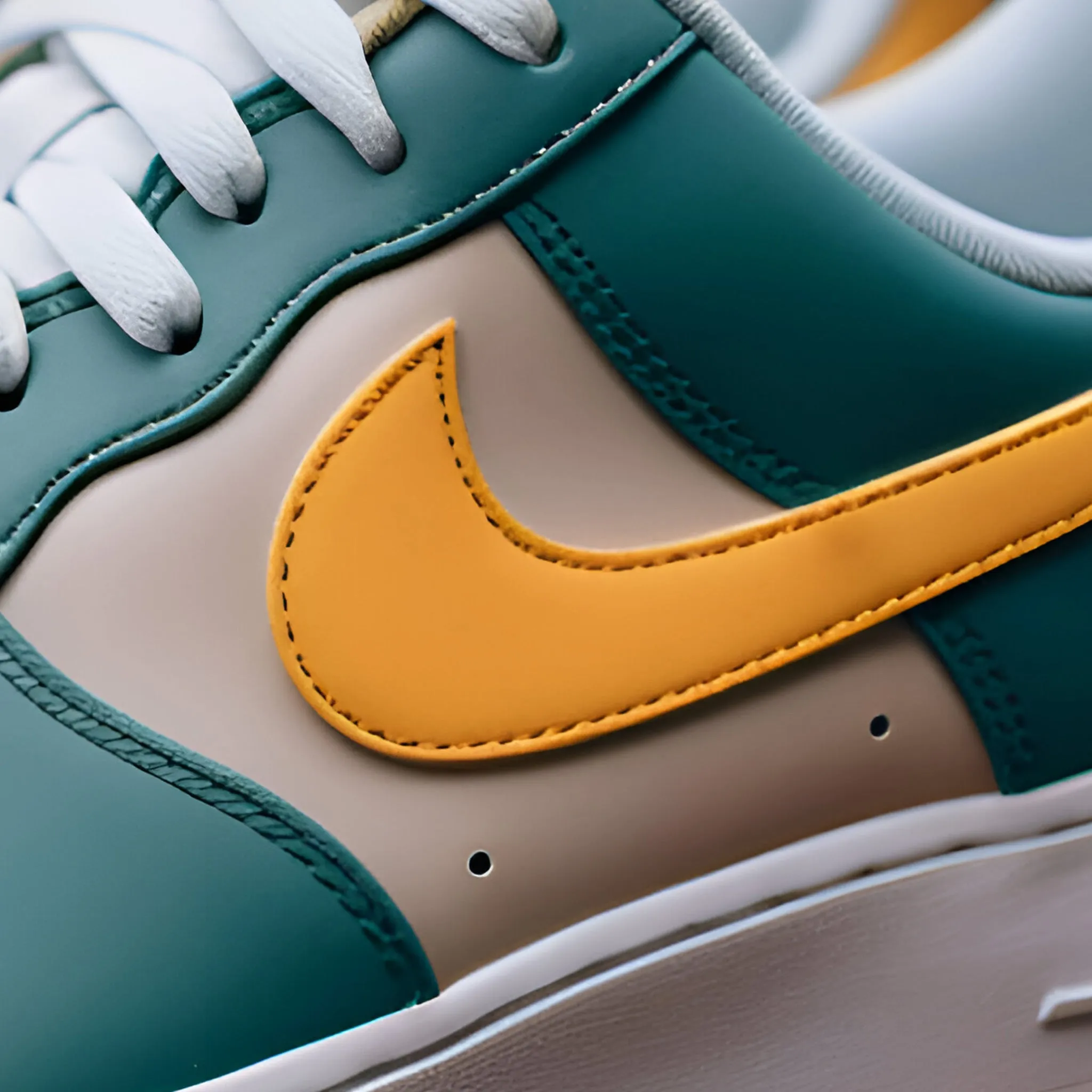 Nike Air Force 1 Custom Sneakers | Earth-Tone