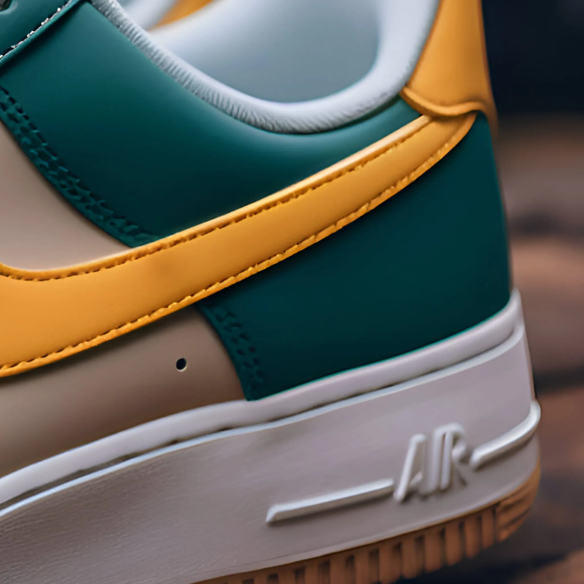 Nike Air Force 1 Custom Sneakers | Earth-Tone
