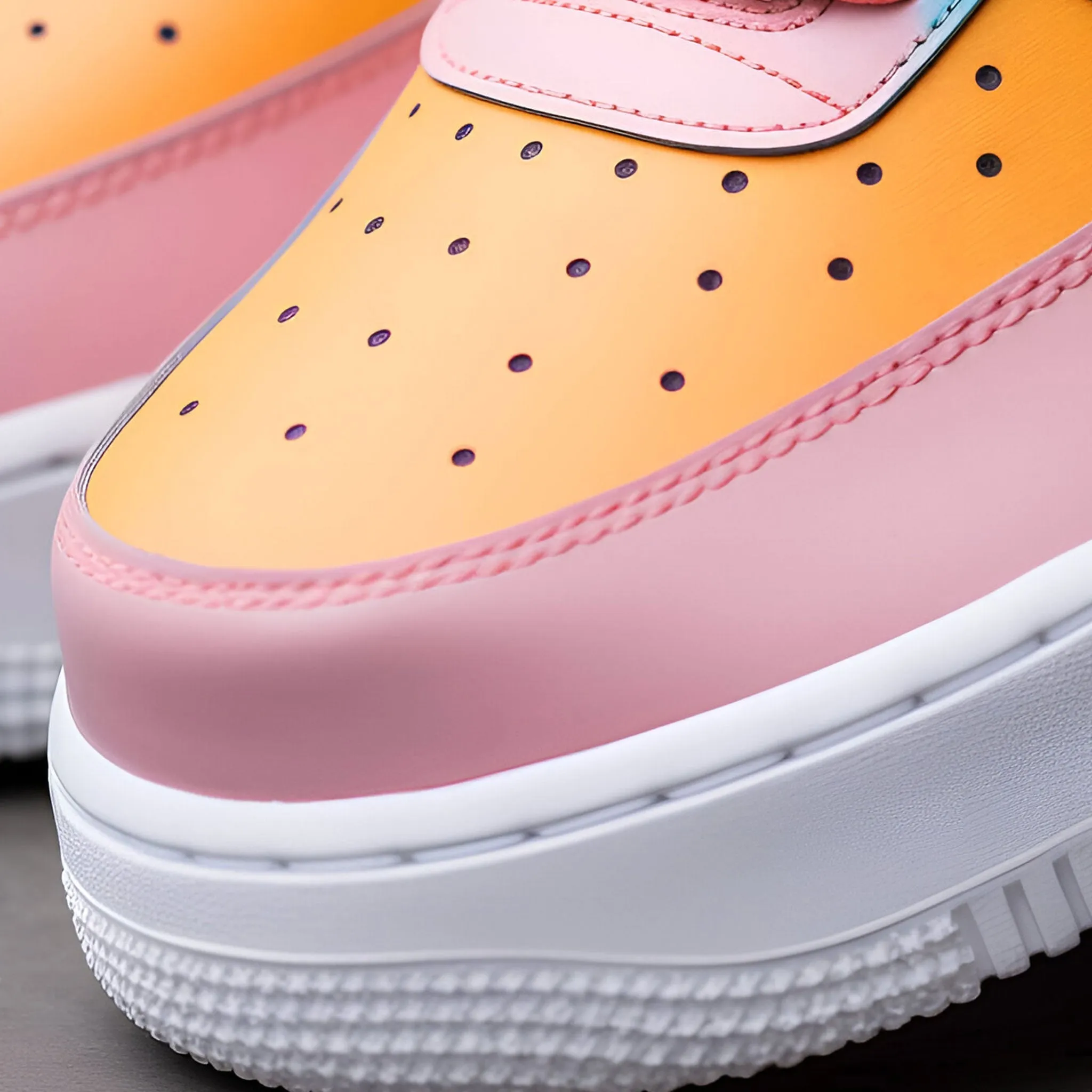 Nike Air Force 1 Custom Sneakers | Pastel Dream