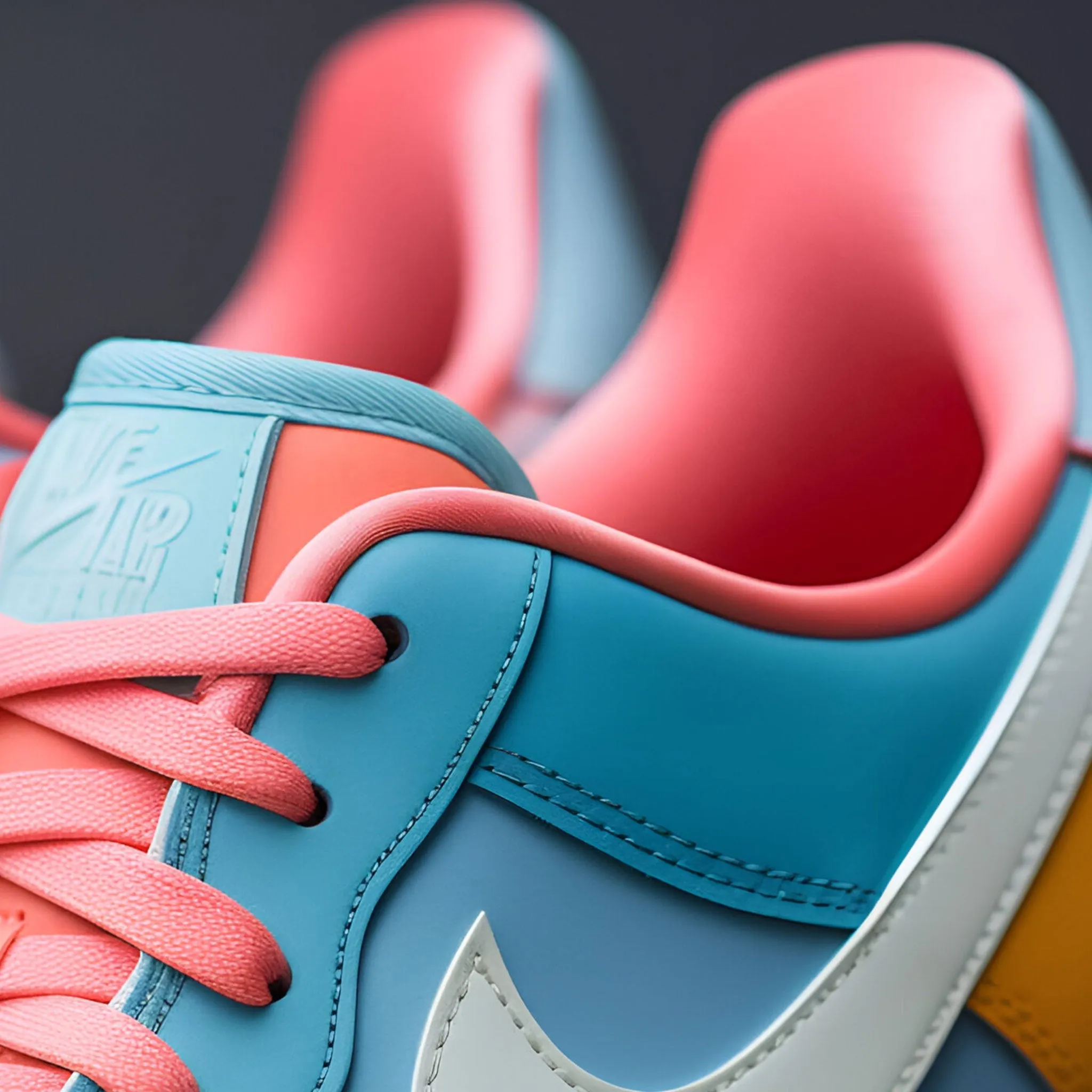 Nike Air Force 1 Custom Sneakers | Pastel Dream