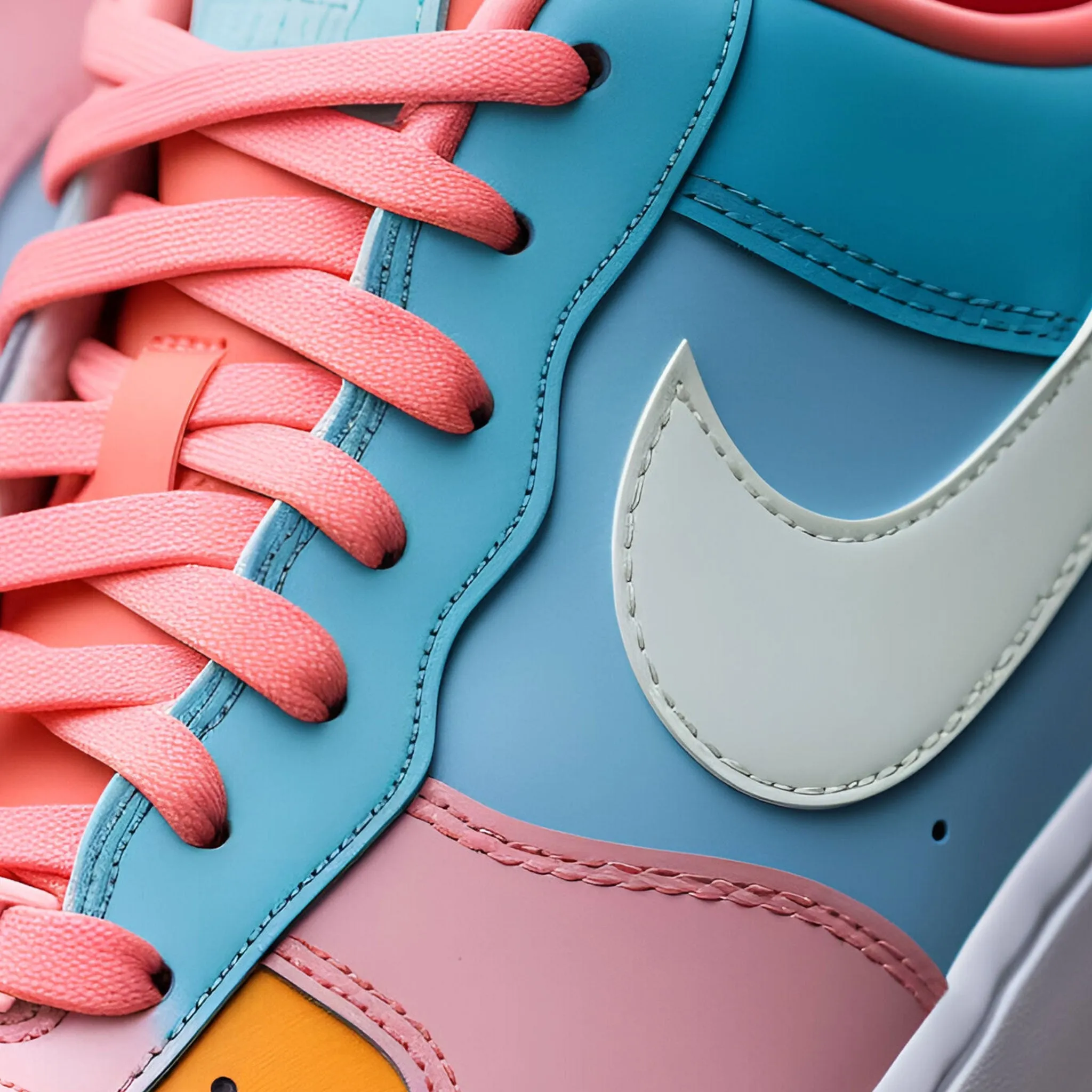 Nike Air Force 1 Custom Sneakers | Pastel Dream