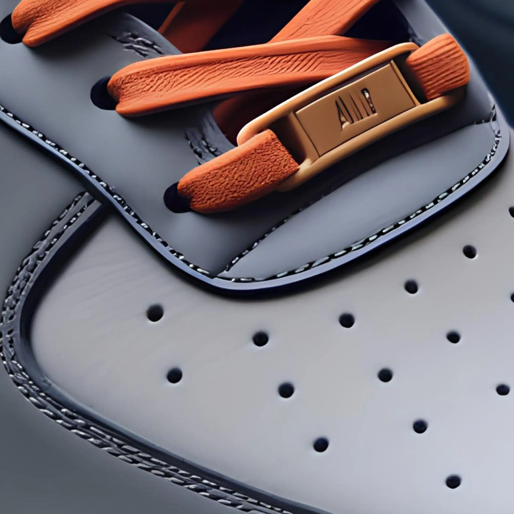 Nike Air Force 1 Custom Sneakers | Tungsten Slate