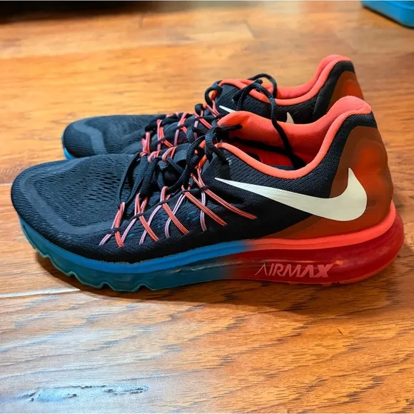 Nike Airmax Black, Fire and Blue